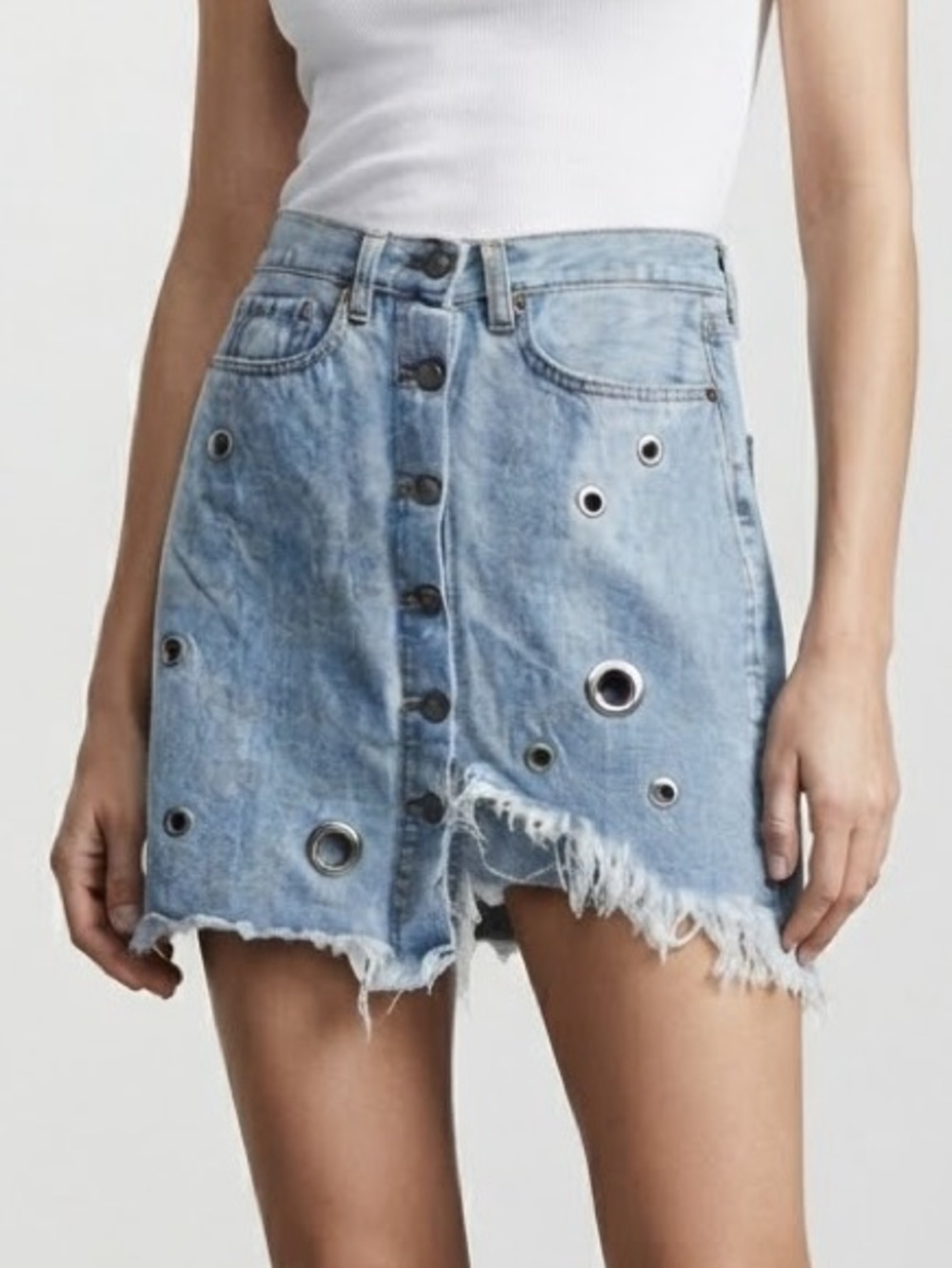 PRPS blue denim skirt S